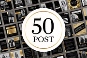 100 Elegant Social Media Templates, a Templates & Theme by TemplateCastleStore (Thumbnail 4 of 10)