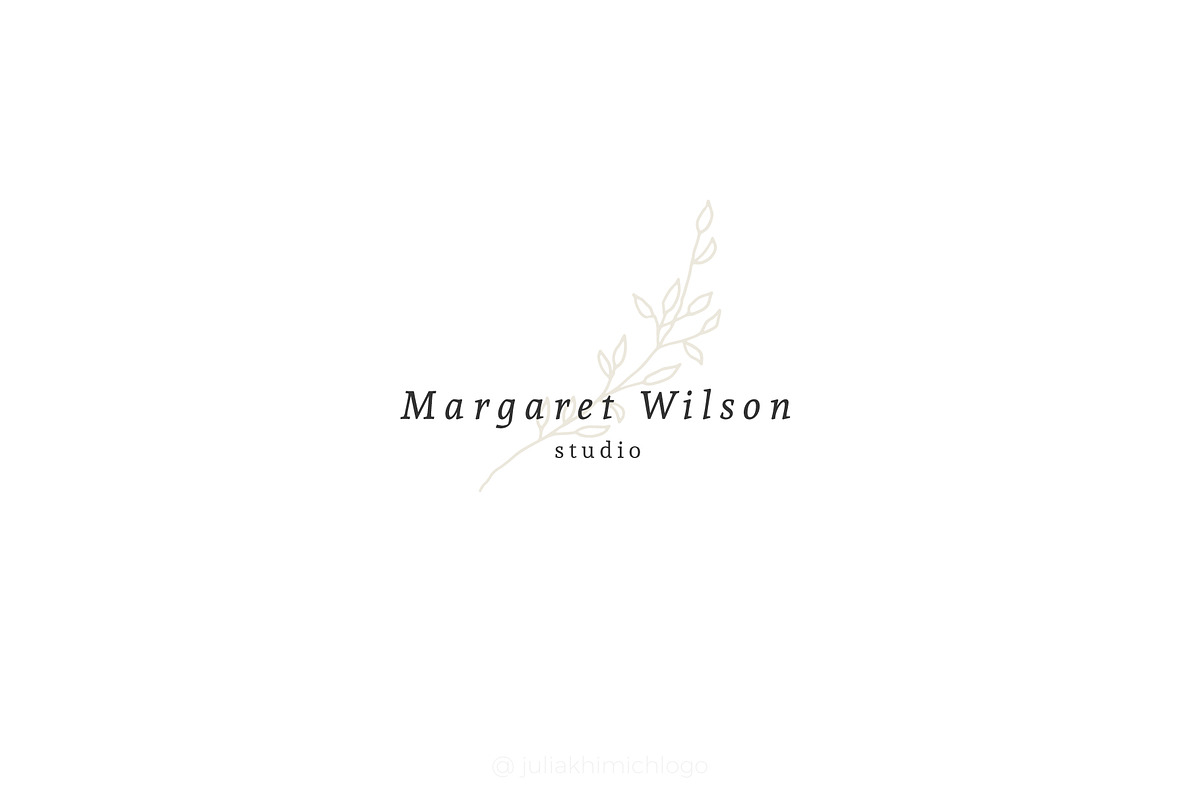 Logo Pack Volume 18. Florals, a Branding & Logo Template by Mint Air Studio (Photo 10 of 21)