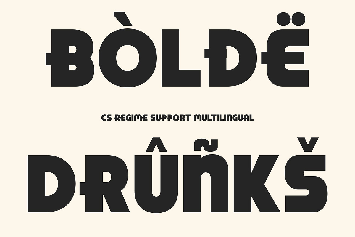 CS Regime – Bold Display Font, a Sans Serif Font by Craft Supply Co. (Photo 6 of 8)