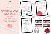 Valentines doodle Procreate BUNDLE, a Brush Add-On by Let's Art (Thumbnail 10 of 10)