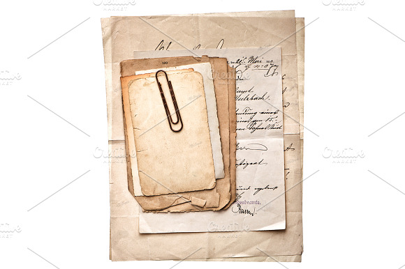 Vintage papers, postcards and letter preview 2