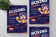 Kick Boxing Class Flyer, a Flyer Template by Annora Studio (Thumbnail 5 of 5)