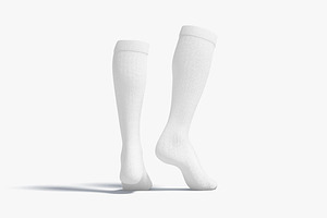 Knee High Socks Tiptoe 3D Model