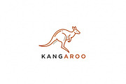 Minimal Kangaroo Logo, a Branding & Logo Template by Logocreative (Thumbnail 2 of 2)