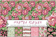 Watercolor protea flower set, an Illustration by Artmanata (Thumbnail 5 of 18)