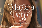 Matcha Dante - Beauty Serif Typeface, a Serif Font by SaktiAvellin (Thumbnail 1 of 10)