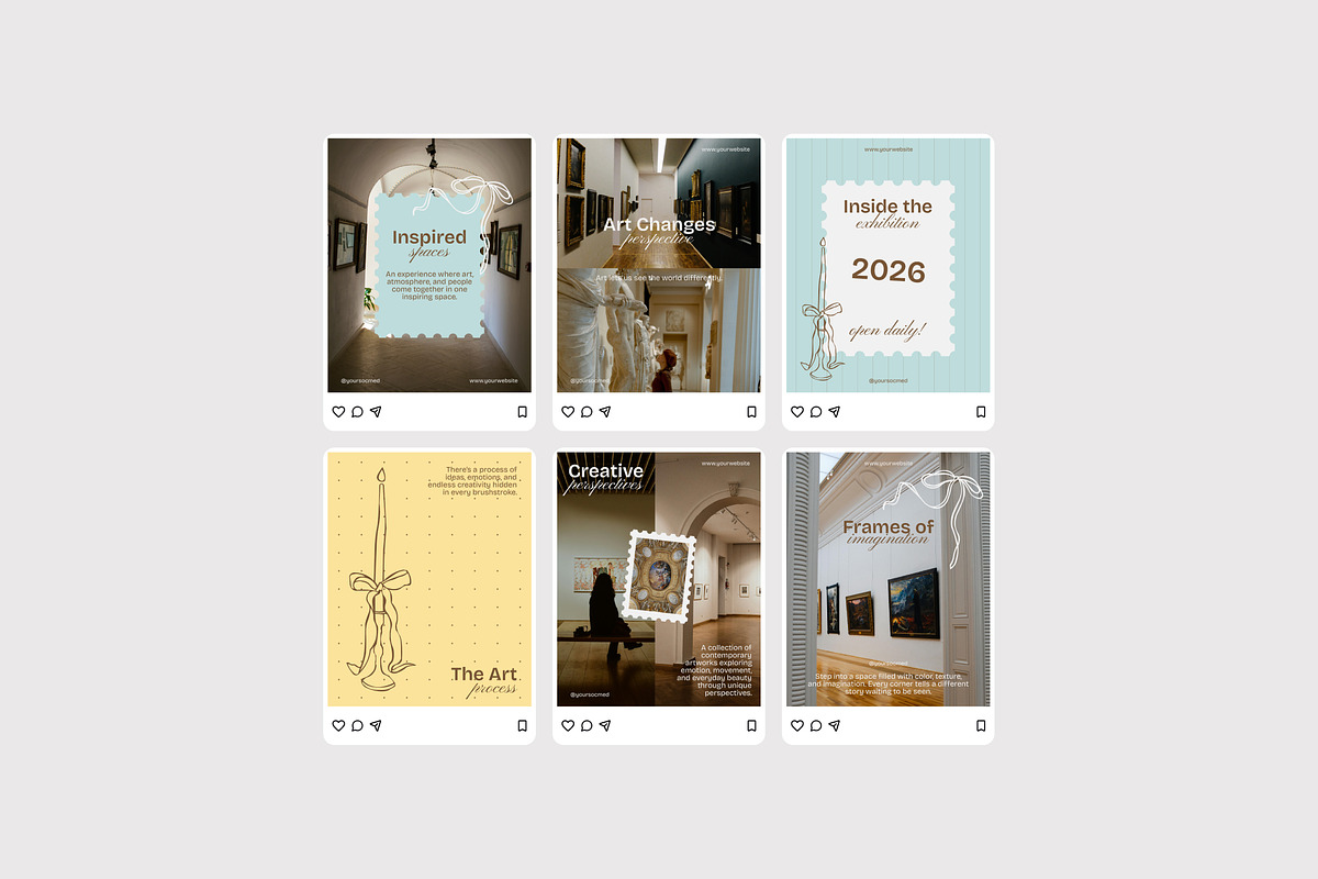 Art Gallery - Instagram Post, a Social Media Template by Izdihaar_Studio (Photo 2 of 4)