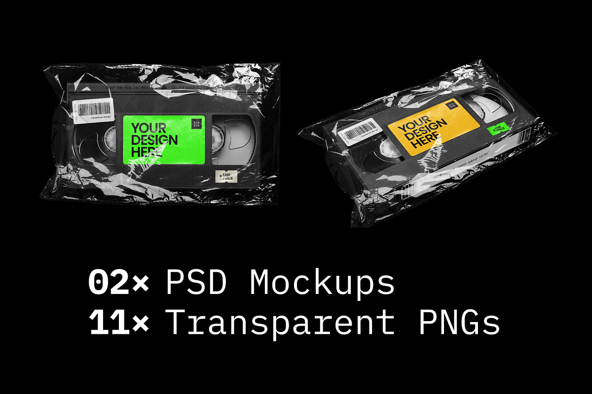VHS Cassette Mockup, a Product Mockup by BULBFISH (Photo 7 of 8)