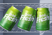 Tin Can Beverage Mockup, a Packaging Mockup by SLAB! Design (Thumbnail 6 of 7)