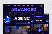 Technology Agency Landing Page, a Landing Page Template by SquidPixey (Thumbnail 2 of 5)