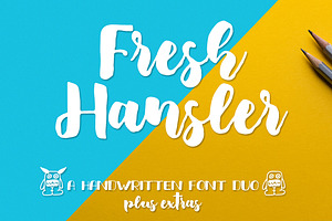 Fresh Hansler - Font Duo Plus Extras