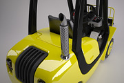 Counter Balance Fork Lift Truck, a Cars & Vehicle 3D Model by kjpargeterimages (Thumbnail 3 of 5)