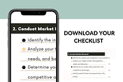 Small Business Master Checklist, a Templates & Theme by Claire Bouvier Brand (Thumbnail 1 of 4)