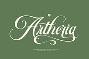 Artheria Classic Script, a Script Font by Fortunes Co (Thumbnail 13 of 13)