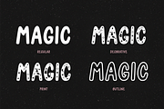Space walk | Playful font, a Font by JuliaVolkova (Thumbnail 8 of 9)