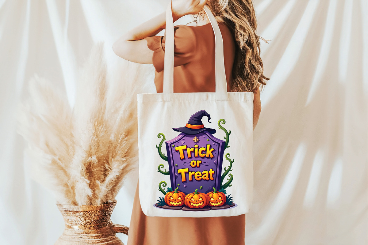 Trick or Treat Halloween Ghost Pumpk, a Graphic by Libby Wishes (Photo 3 of 5)