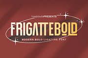Frigattebold - Modern Display Font, a Sans Serif Font by Vampstudio (Thumbnail 1 of 13)