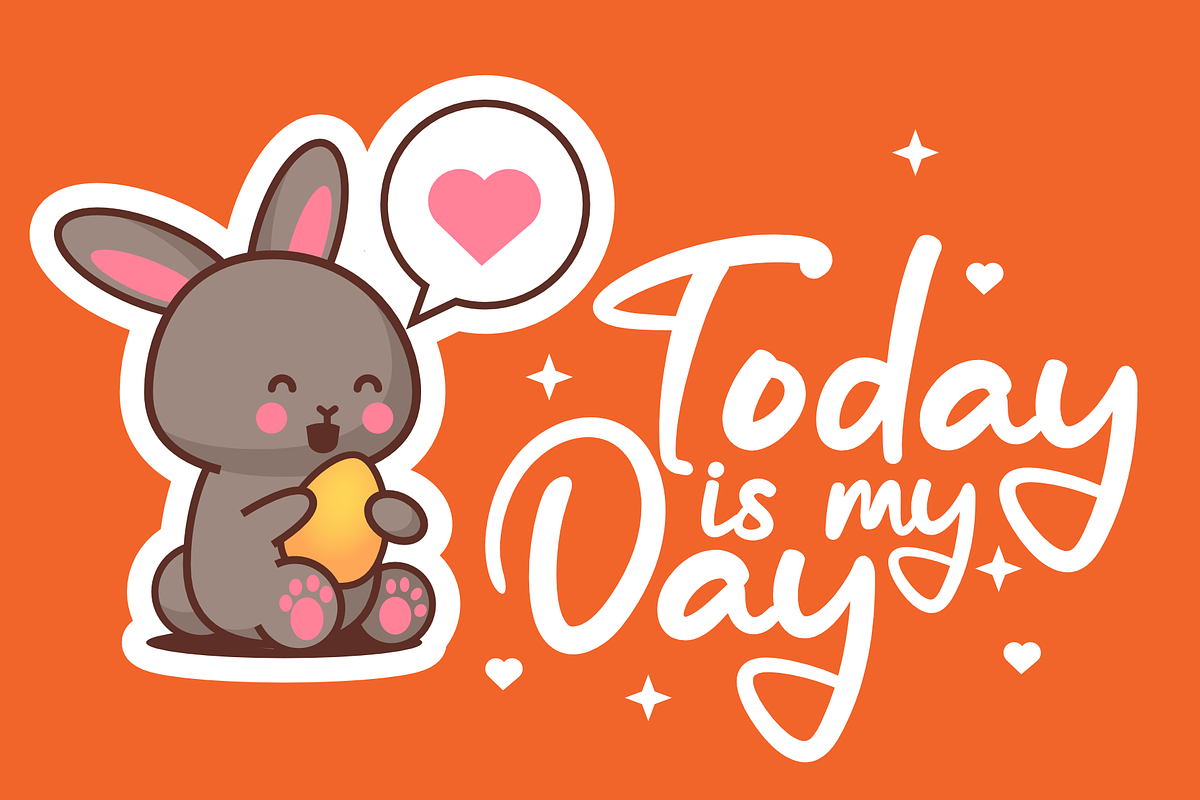 Friendly Rabbit - Playful Typeface, a Font by Dumadistyle (Photo 7 of 9)