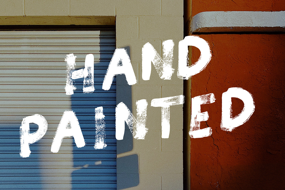 Hand-Painted Dry Brush Font, a Handwritten Font by This For There (Photo 2 of 14)