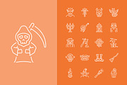 Halloween Icons Collection, an Outline Icon by Prosymbols (Thumbnail 6 of 8)