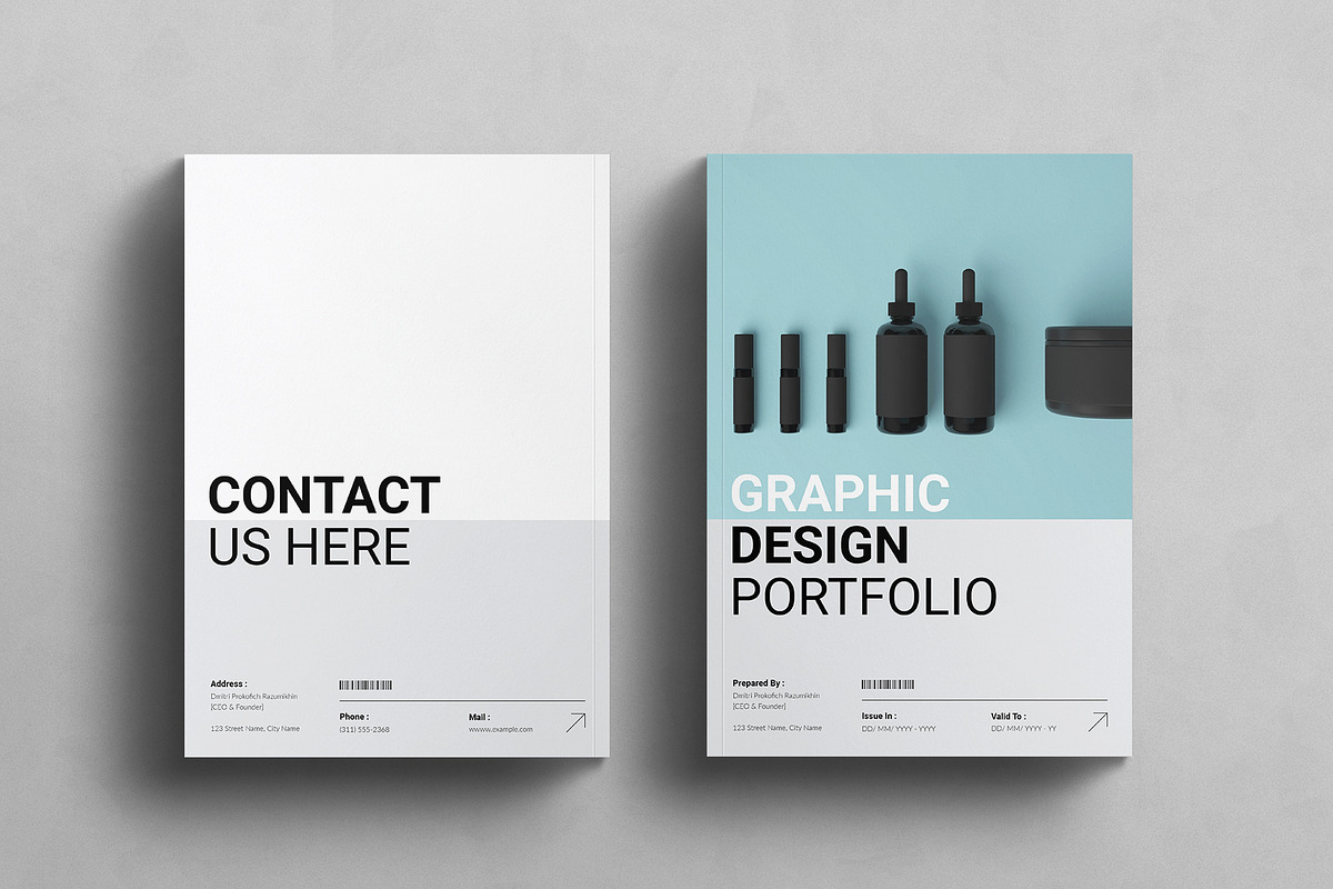 Graphic Design Portfolio Template, a Brochure Template by E-Type (Photo 8 of 8)