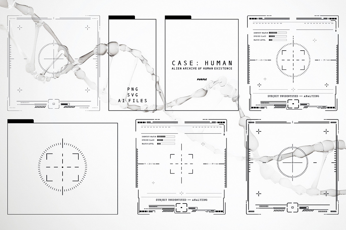 Case: HUMAN. Collage Pack, an Object Graphic by Purple (Photo 9 of 18)