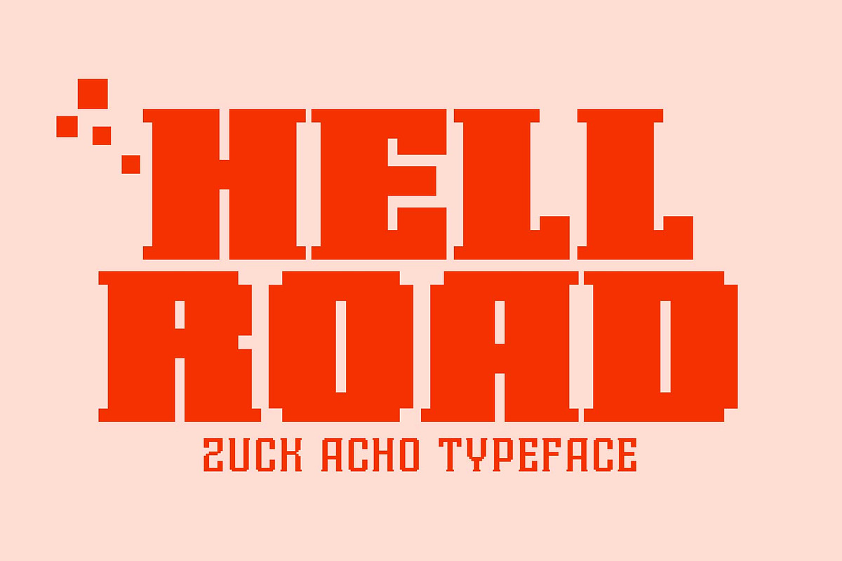 Zuck Acho, a Sans Serif Font by senzana (Photo 4 of 8)