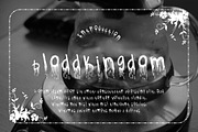 bloddkingdom, a Script Font by Gblack Id (Thumbnail 1 of 6)