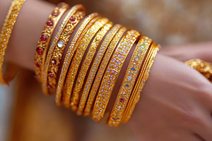 Elegant Hand Adorned with Stacked Je, a Beauty & Fashion Photo by Pixeness Studio