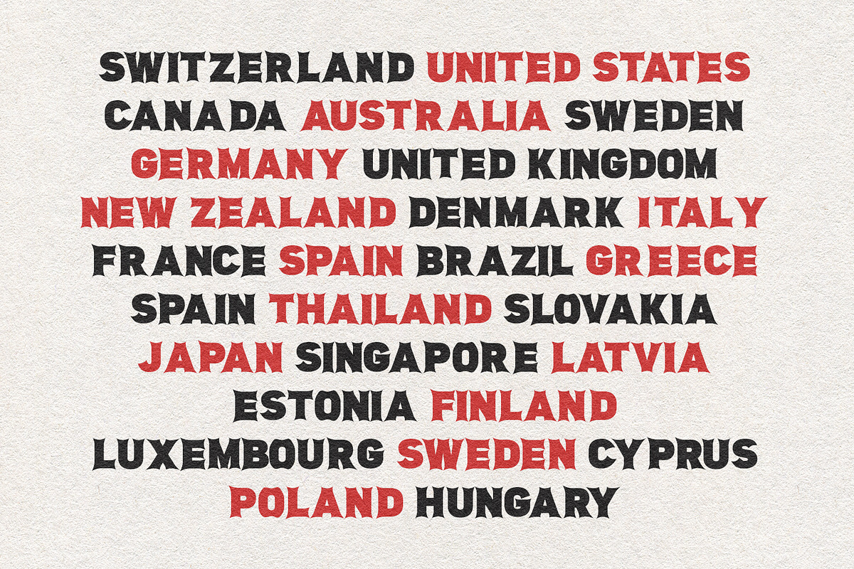 Brist Auger Vintage Display Font, a Sans Serif Font by Maulana Creative (Photo 4 of 9)