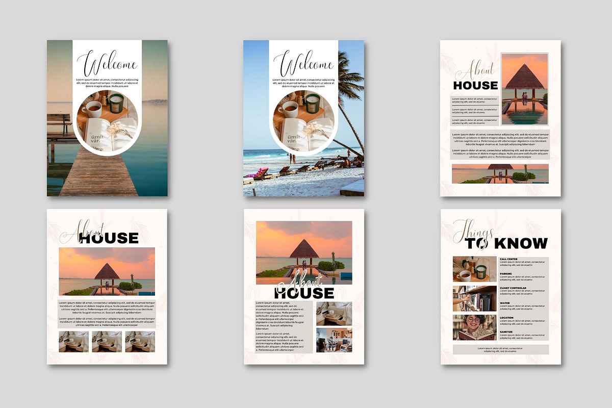 Airbnb Welcome Book Template preview 2