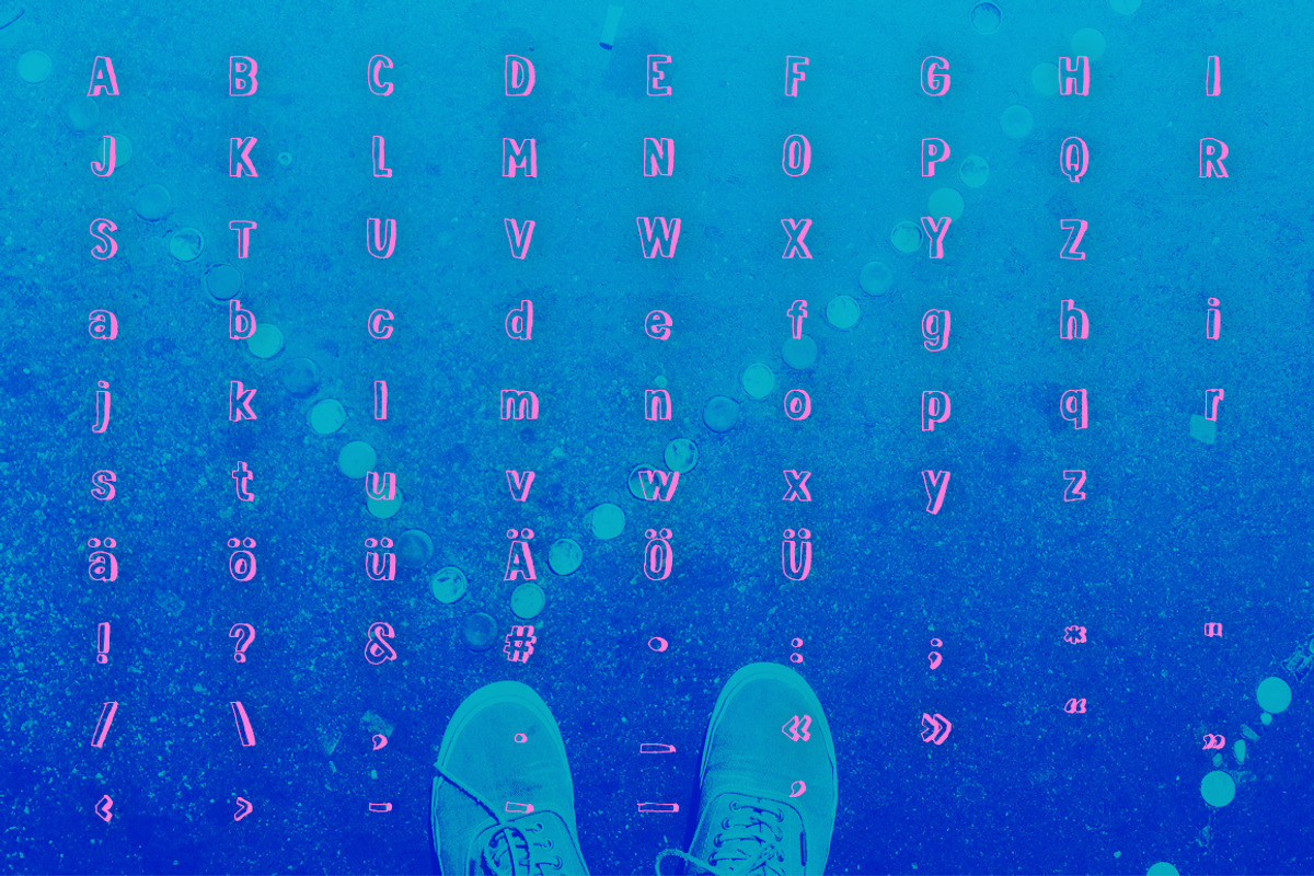 P!nk – Handwritten 3d Font, a Script Font by Studio ZACK (Photo 11 of 11)