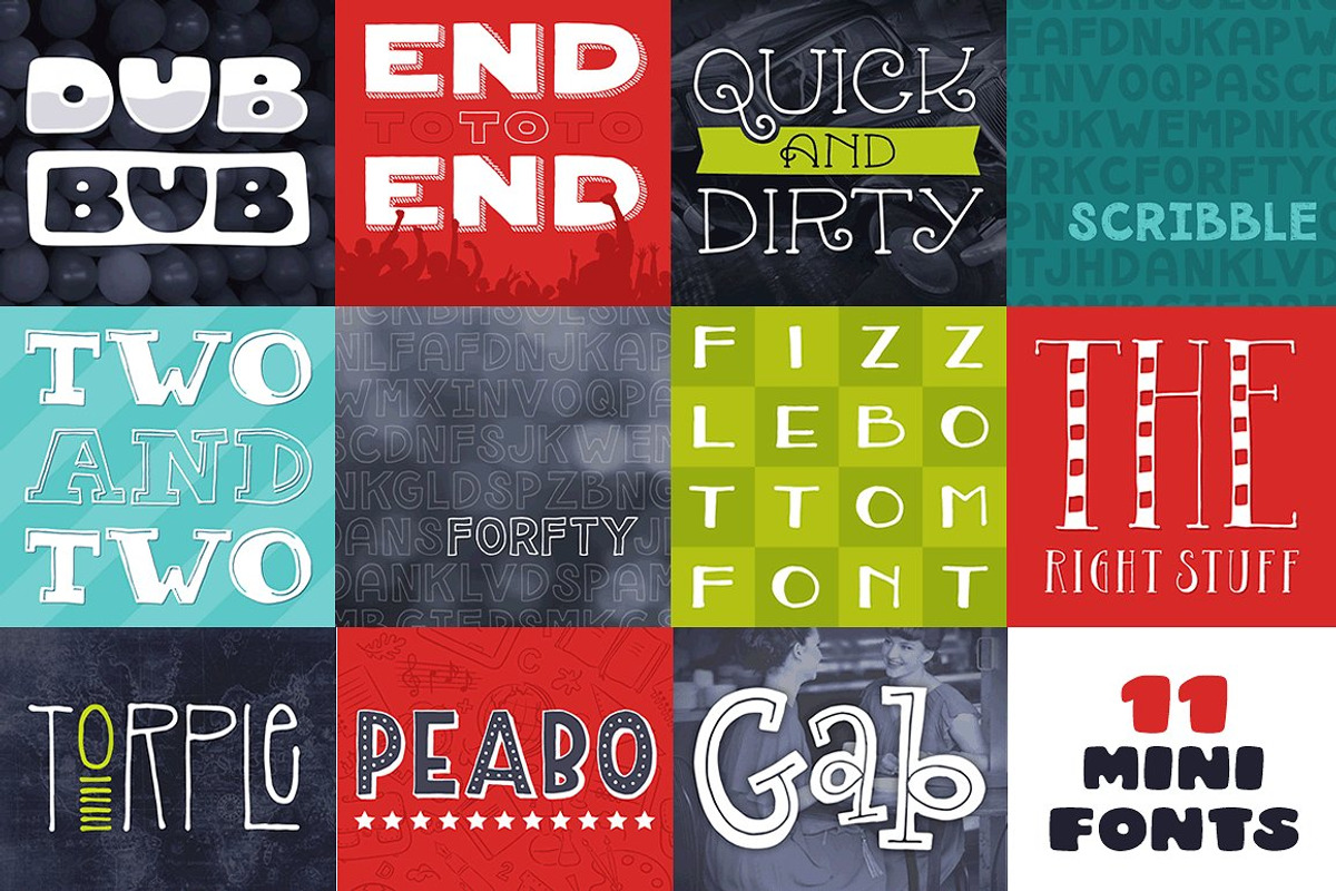Mini Font Bundle