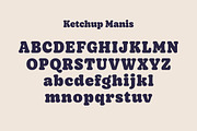 Ketchup Manis - Tasty Vintage Font, a Serif Font by Kereatype (Thumbnail 17 of 17)