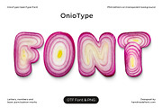 OnioType Font, a Sans Serif Font by Handmadefont (Thumbnail 1 of 11)