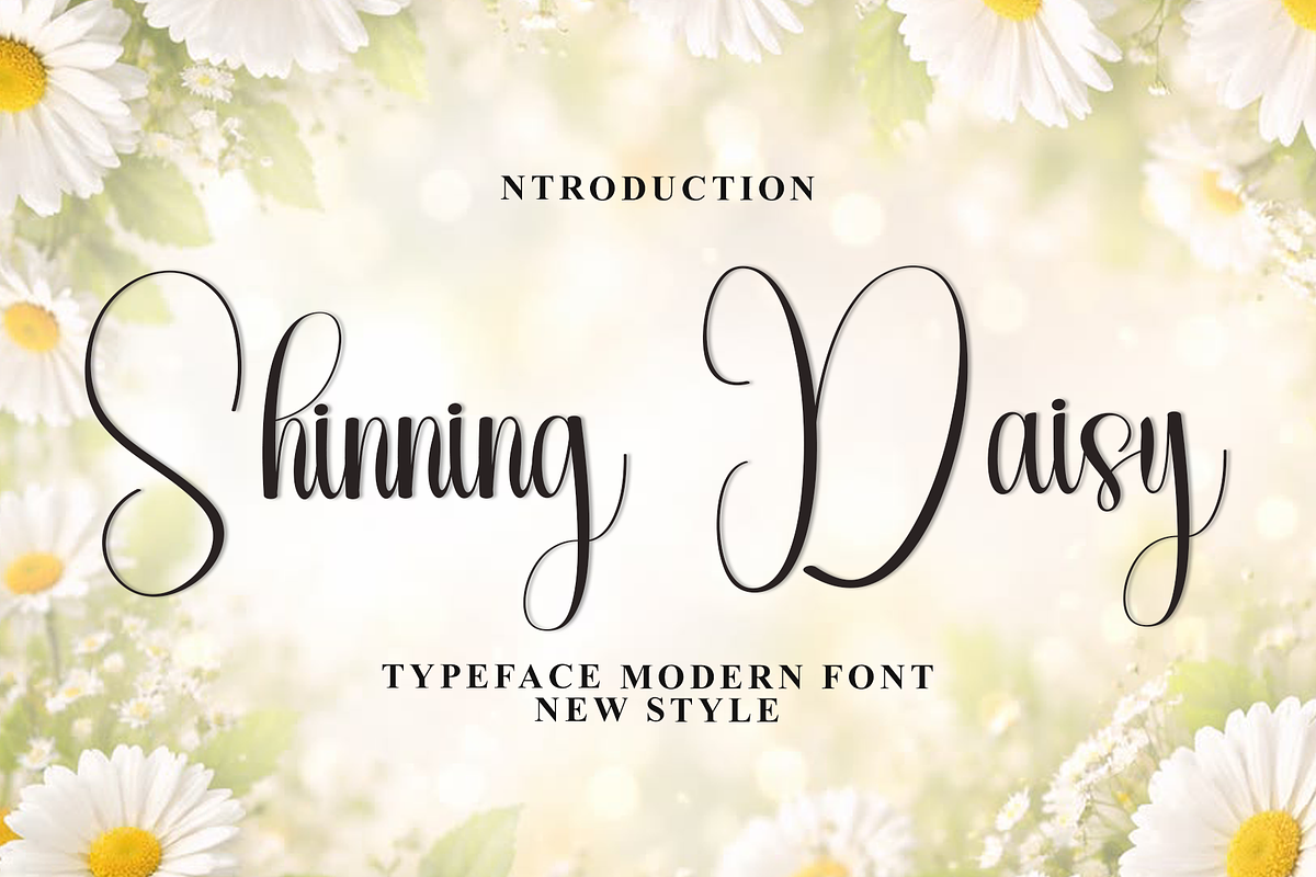 Shinning Daisy, a Handwritten Font by InermediaSTUDIO (Photo 1 of 8)