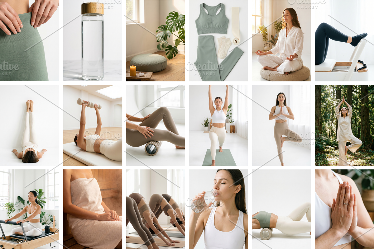 130 Stock Images for Yoga Fitness, a Sports & Recreation Photo by Selenique Studio (Photo 9 of 10)