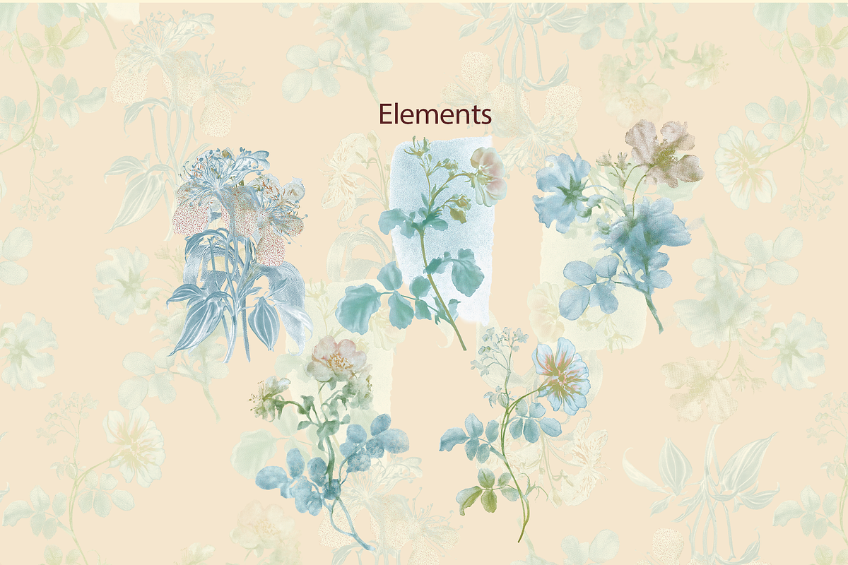 POWDER HERBARIUM, a Pattern Graphic by rumacorakstudio (Photo 3 of 6)