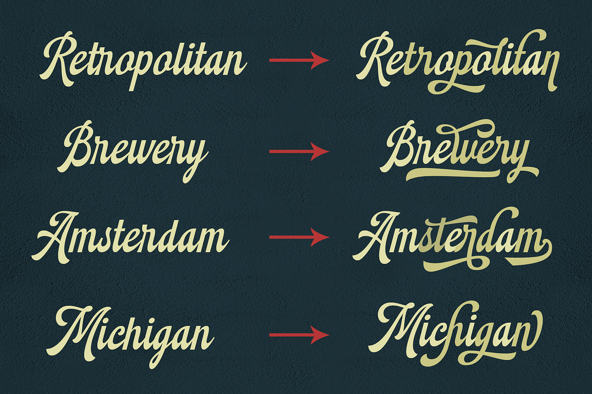 Montheim Script preview 7