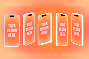 Mockup iPhone 16 Pro, an Illustration by VHC GRAPHICS (Thumbnail 1 of 4)