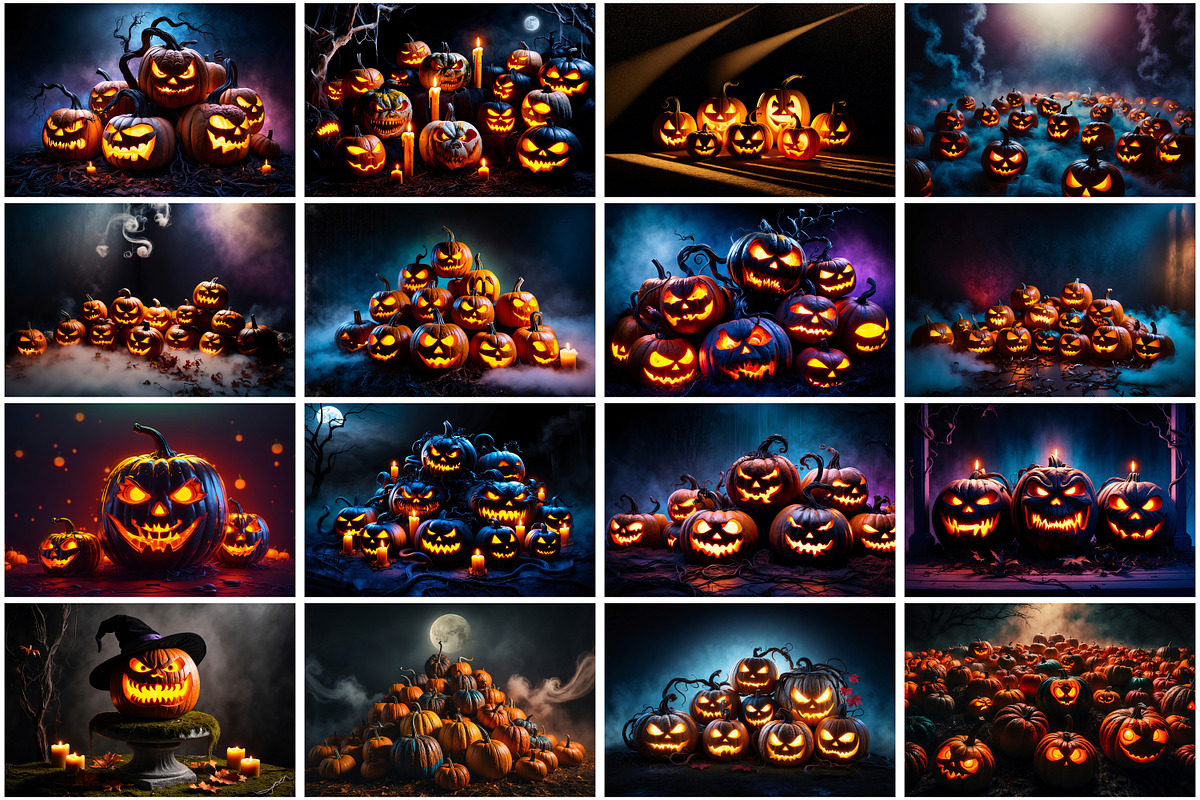 Jack O Lantern Wallpaper, a Background Graphic by Forhadx5 (Photo 3 of 8)