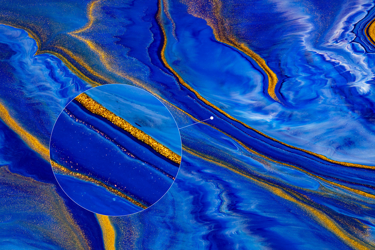 Golden & Blue textures, a Texture Graphic by Mirror Flow (Photo 3 of 12)