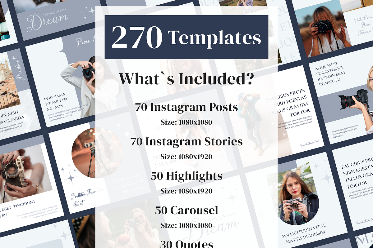 Bolari Canva Social Media Templates, a Social Media Template by VeliusCreativeStudio (Photo 2 of 9)