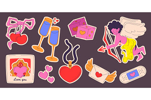 Valentine day gift collection with, an Object Illustration by art PVP - market