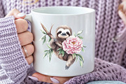 Summer Peony Animals Clipart, an Illustration by CraftArtStudio (Thumbnail 5 of 6)