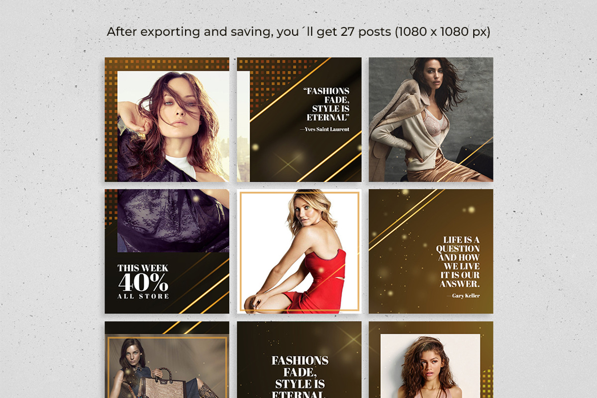 Luxor - Instagram Puzzle feed, a Social Media Template by Plan B (Photo 4 of 6)