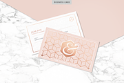 ROSE GOLD | Identity Kit, a Stationery Template by Marigold Studios (Thumbnail 2 of 7)