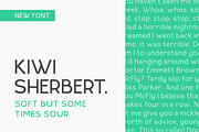 Kiwi Sherbert Display Font, a Sans Serif Font by True North Creative (Thumbnail 1 of 3)