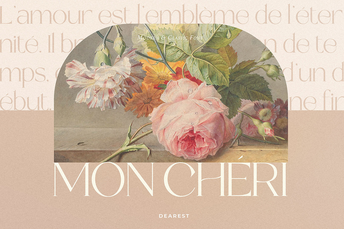 Dearest - Elegant Display Serif, a Serif Font by Brandear Design (Photo 4 of 17)