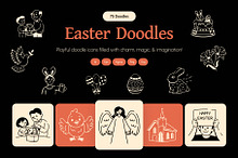 Easter Doodles Collection by  in Icons